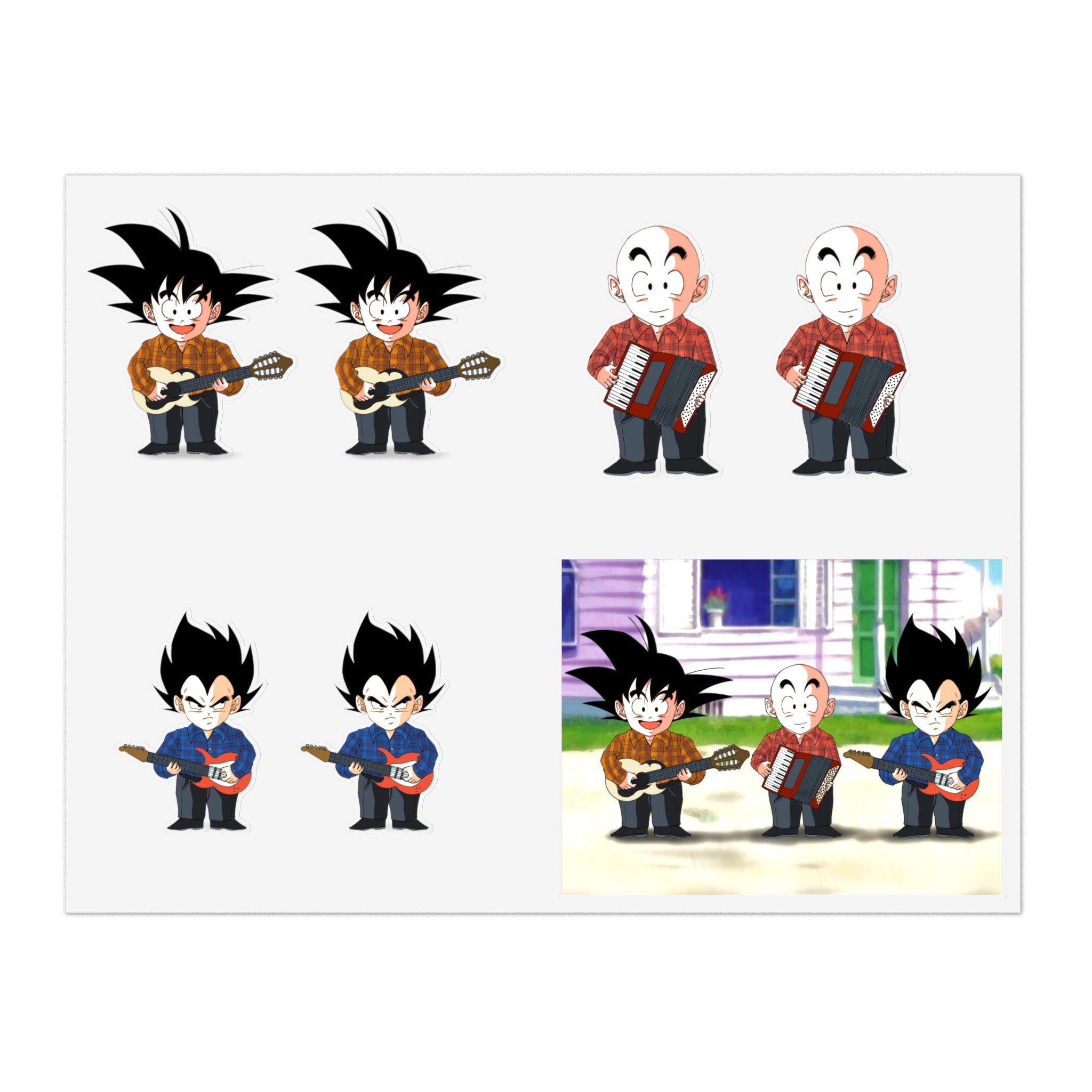 Dragonball Norteno Sticker Sheet