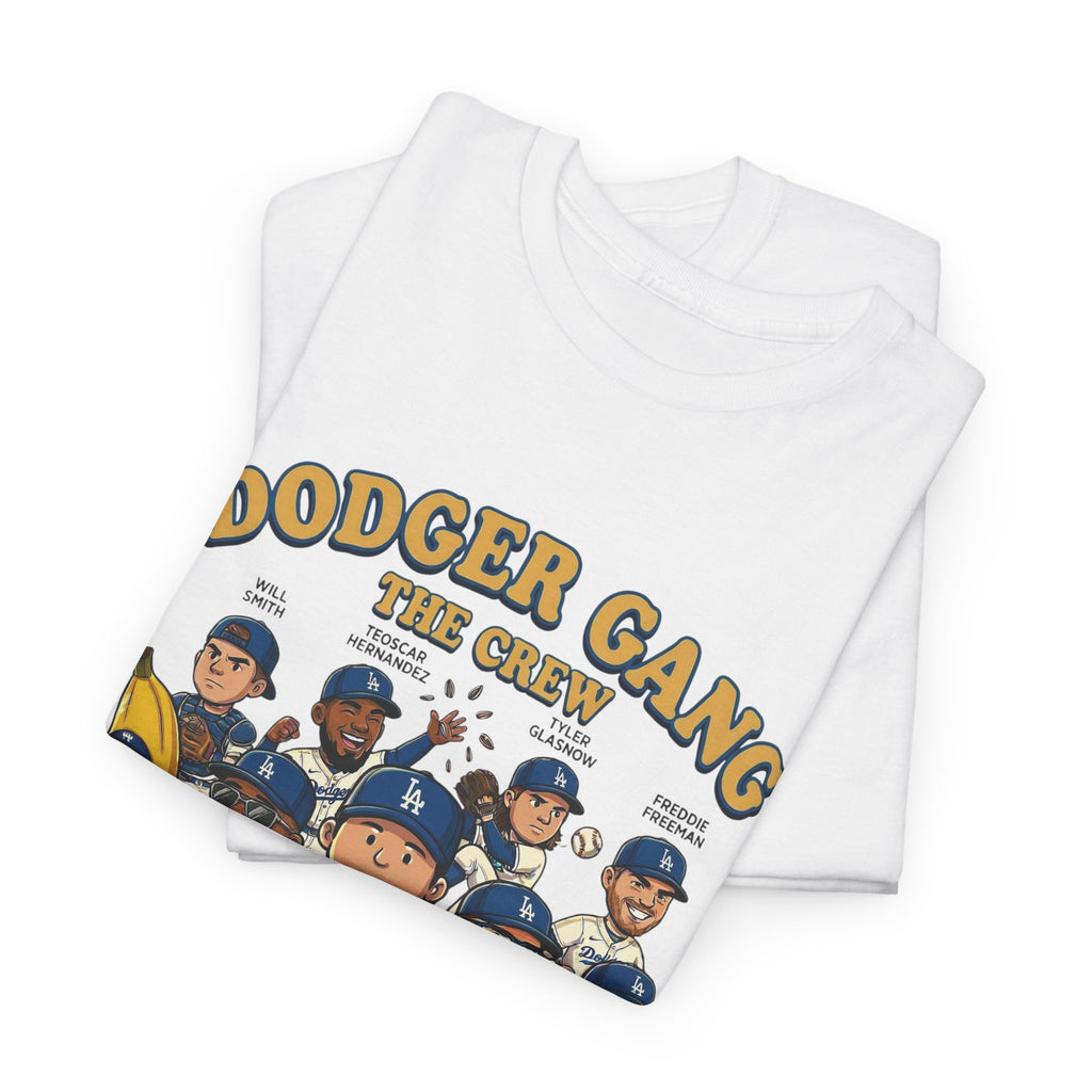 Dodgers Peanuts Style Shirt – “Dodger Gang The Crew” Baseball Fan Tee | Ohtani Betts Freeman Cartoon Shirt
