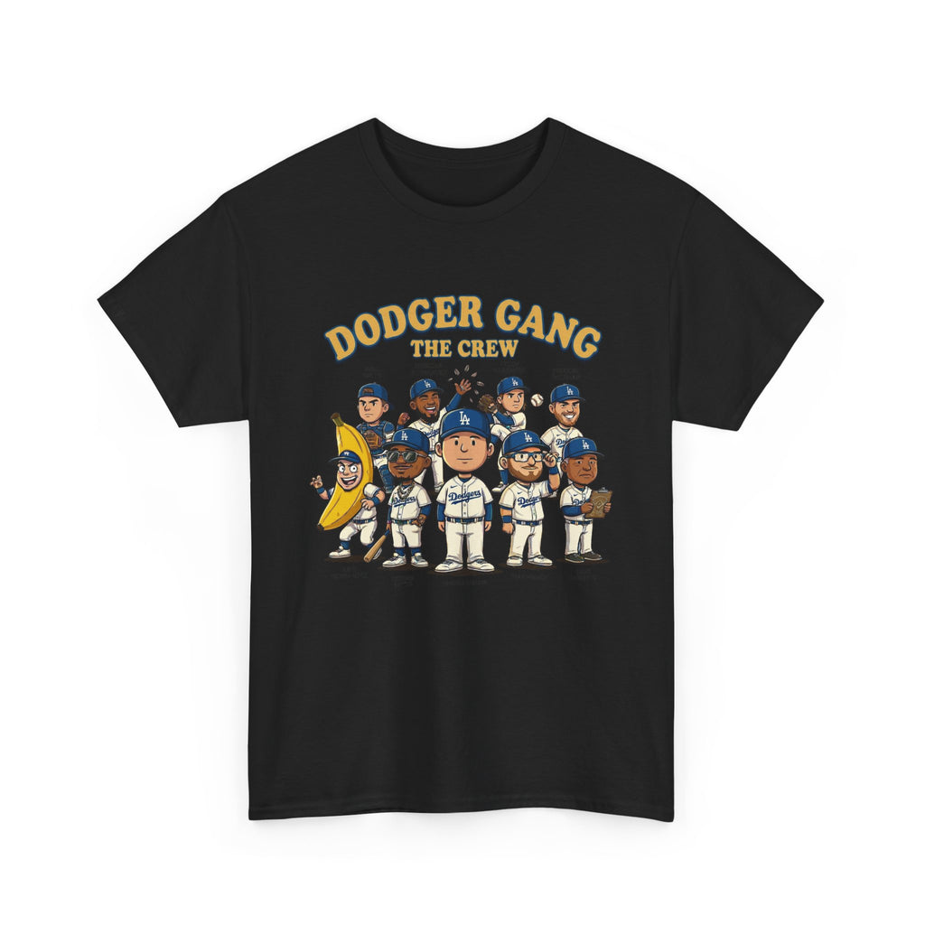 Dodgers Peanuts Style Shirt – “Dodger Gang The Crew” Baseball Fan Tee | Ohtani Betts Freeman Cartoon Shirt