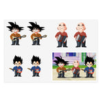 Dragonball Norteno Sticker Sheet