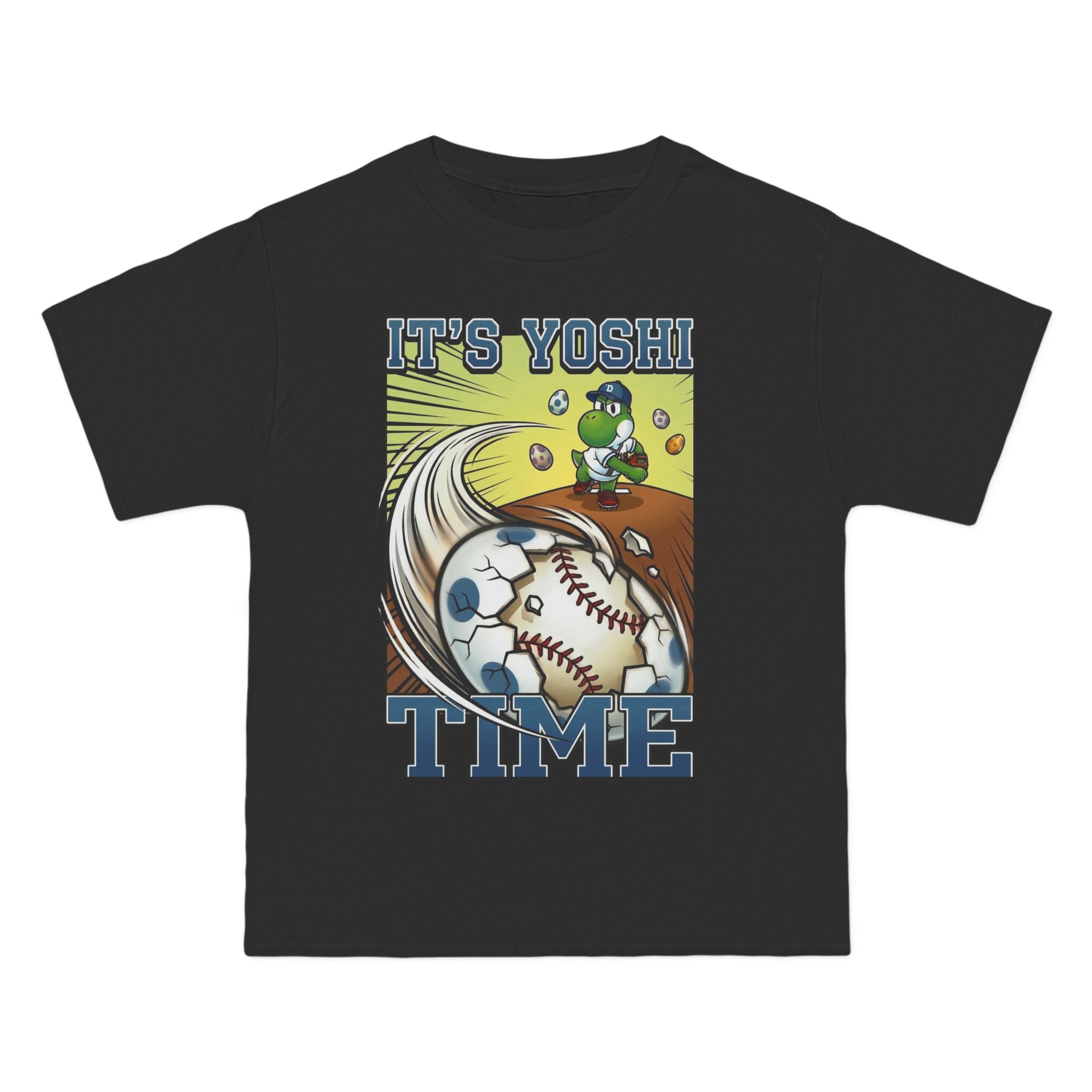 It’s Yoshi Time Baseball Pitch Shirt – Funny Egg Fastball Game Day Tee