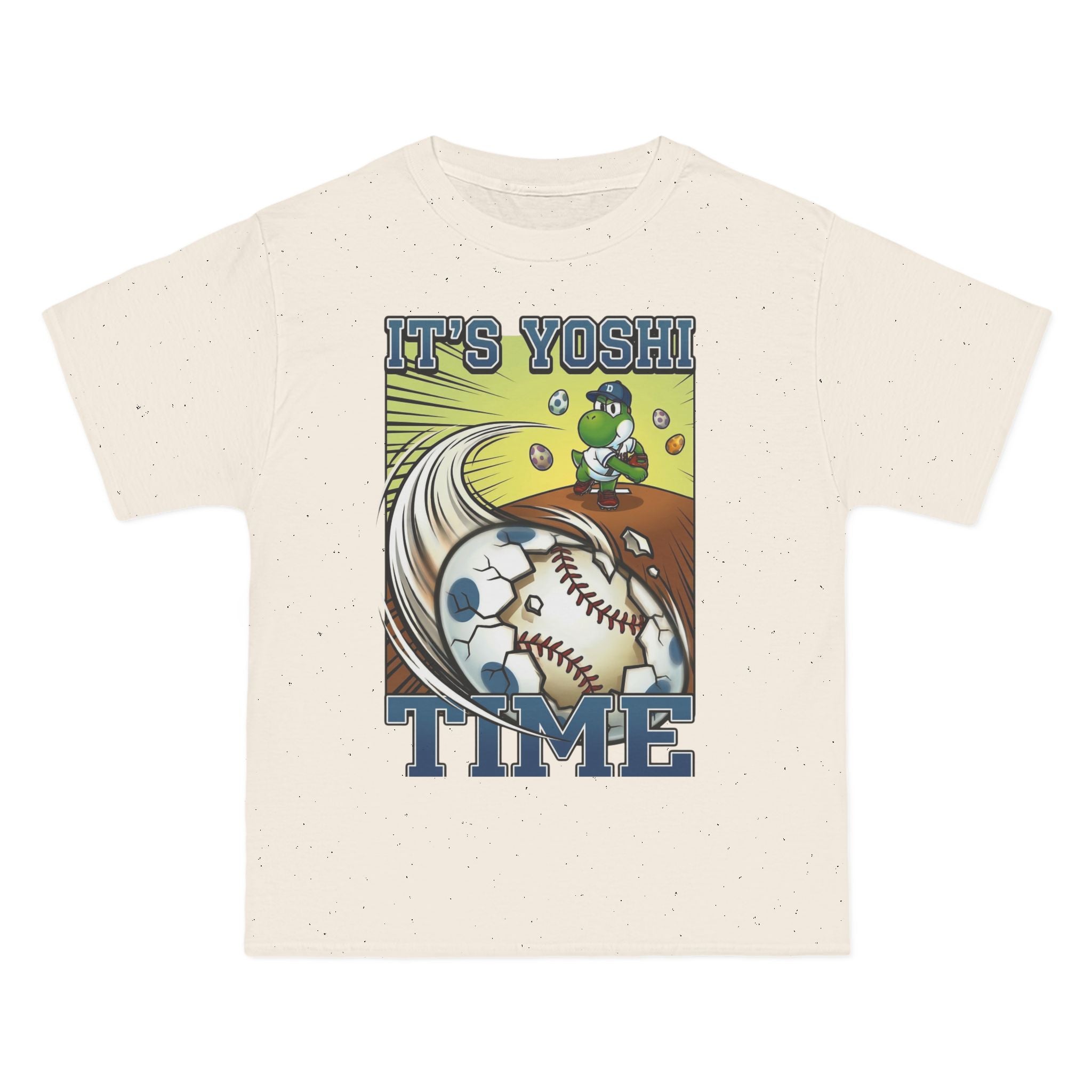 It’s Yoshi Time Baseball Pitch Shirt – Funny Egg Fastball Game Day Tee