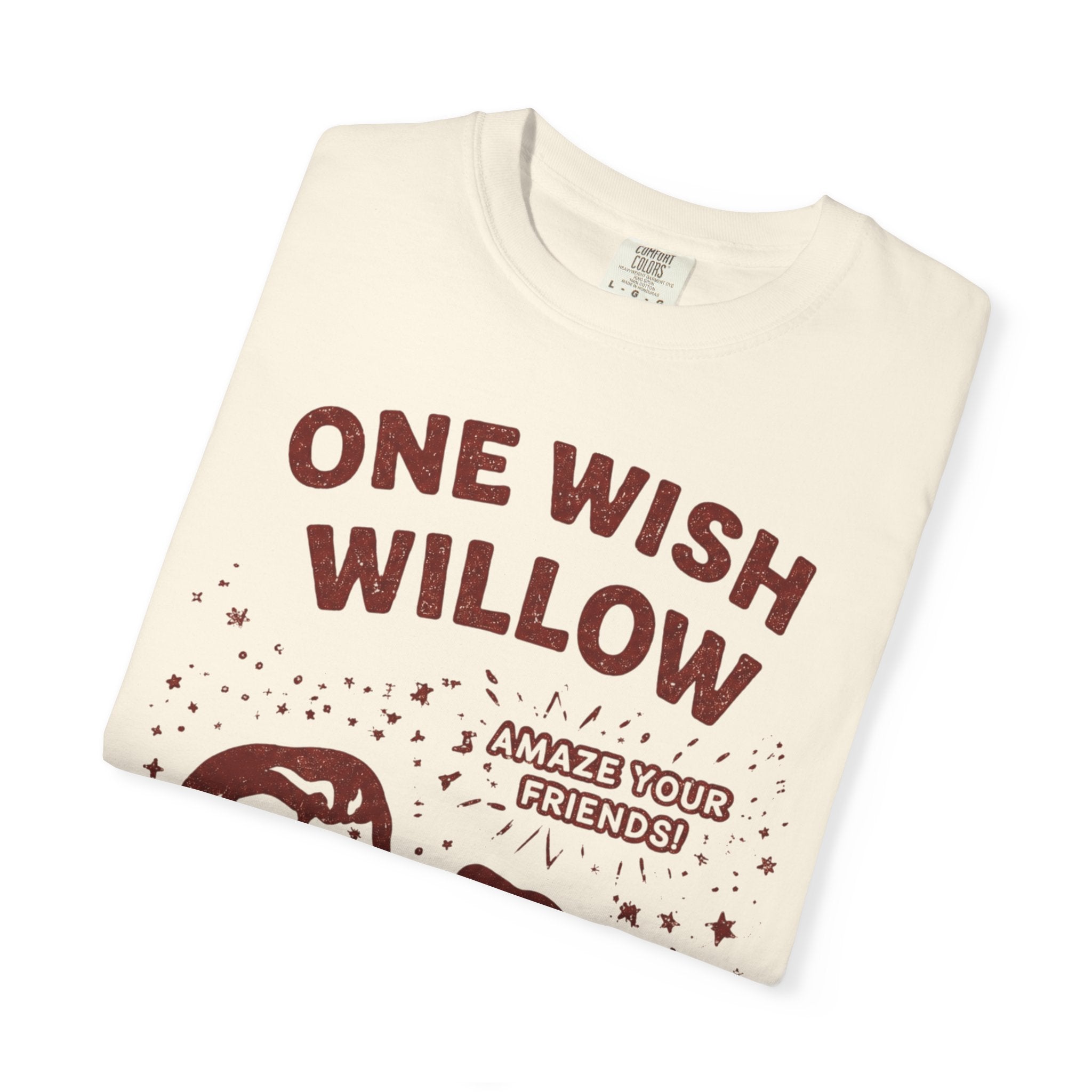 One Wish Willow T-Shirt — Retro Vintage Comic Graphic Tee