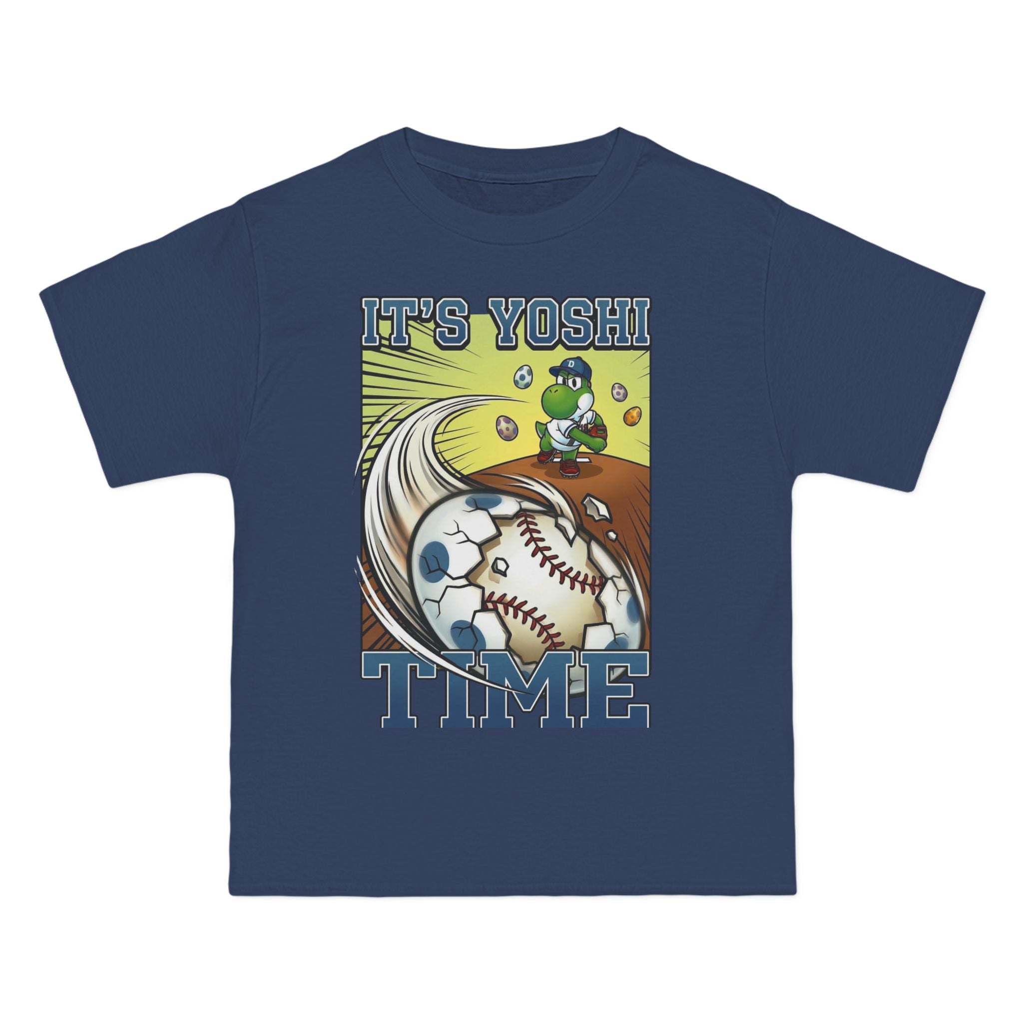 It’s Yoshi Time Baseball Pitch Shirt – Funny Egg Fastball Game Day Tee