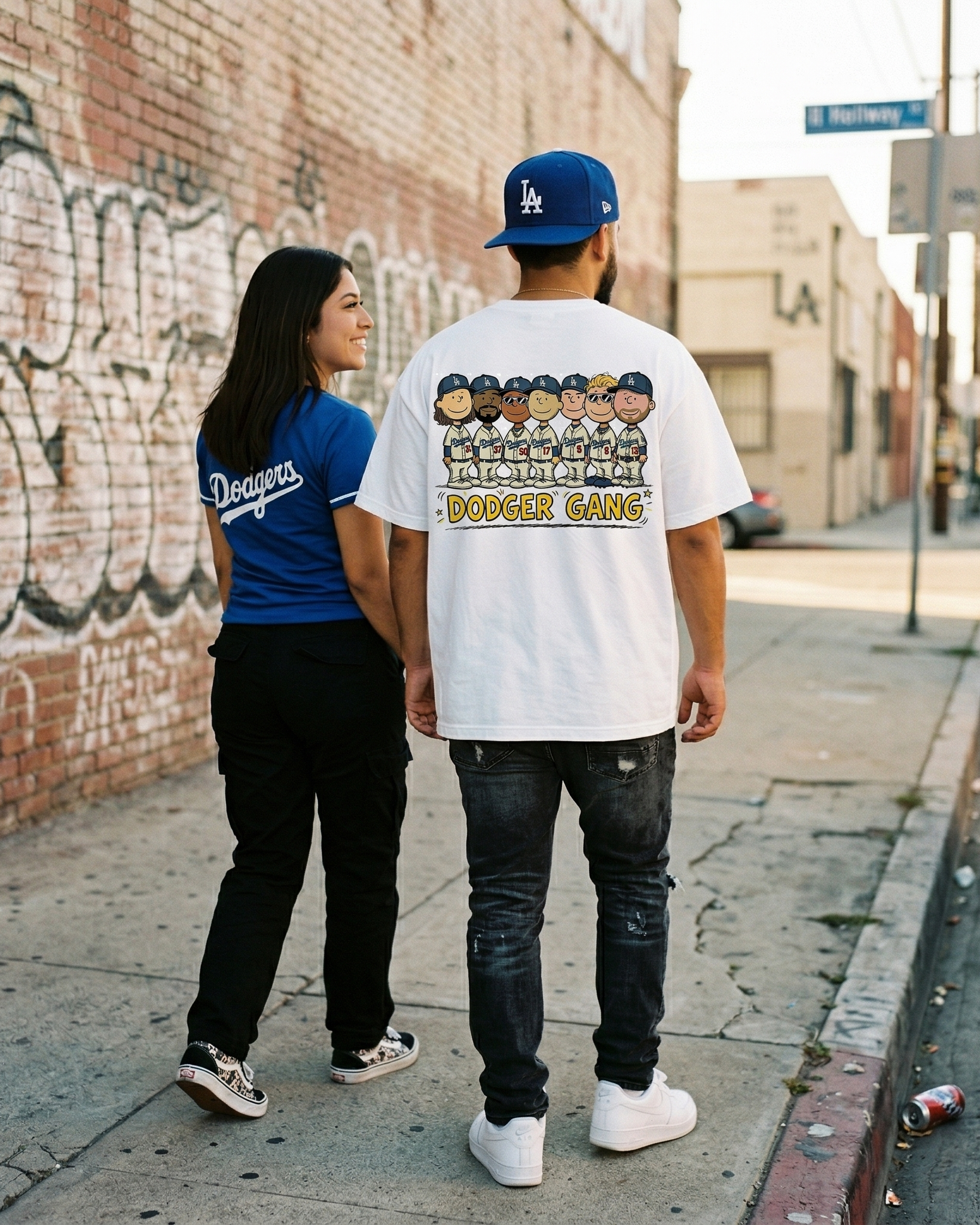 Dodgers Gang Cartoon Shirt – LA Baseball Team Parody Graphic Tee