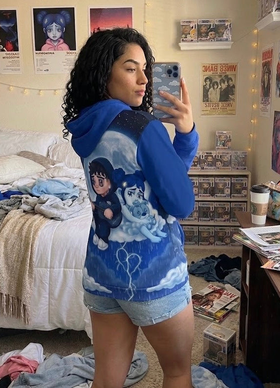 Sad Girlz Moon Hoodie