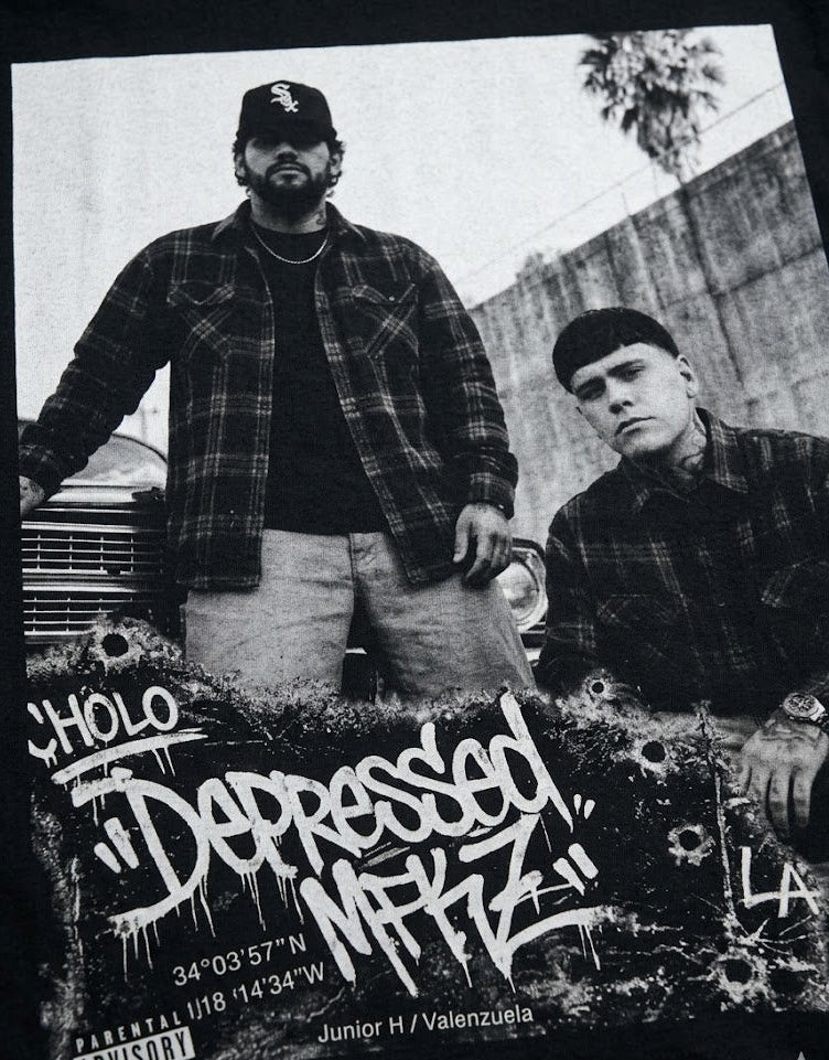 Junior H Cholo T-Shirt — Mexican Artists Junior H & Gael Valenzuela Tribute