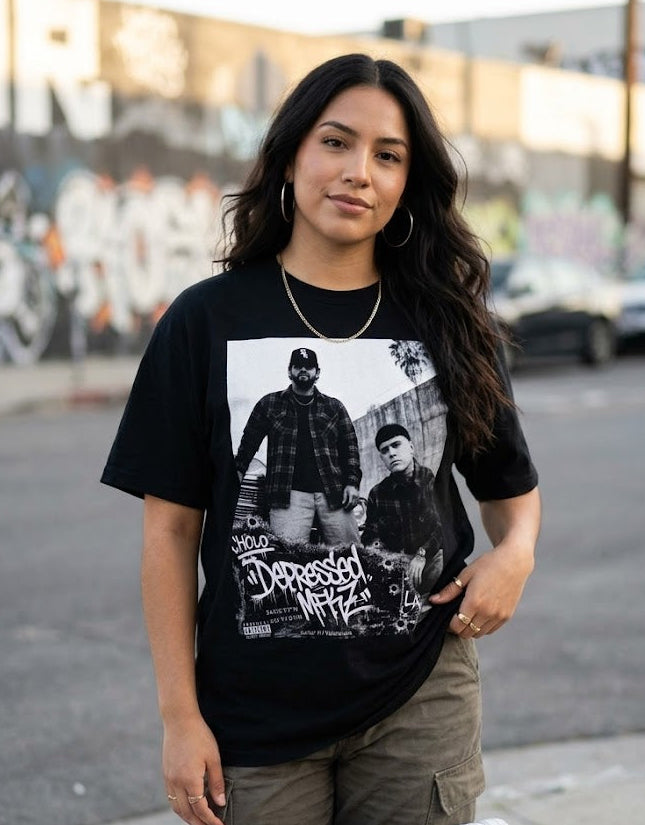 Junior H Cholo T-Shirt — Mexican Artists Junior H & Gael Valenzuela Tribute