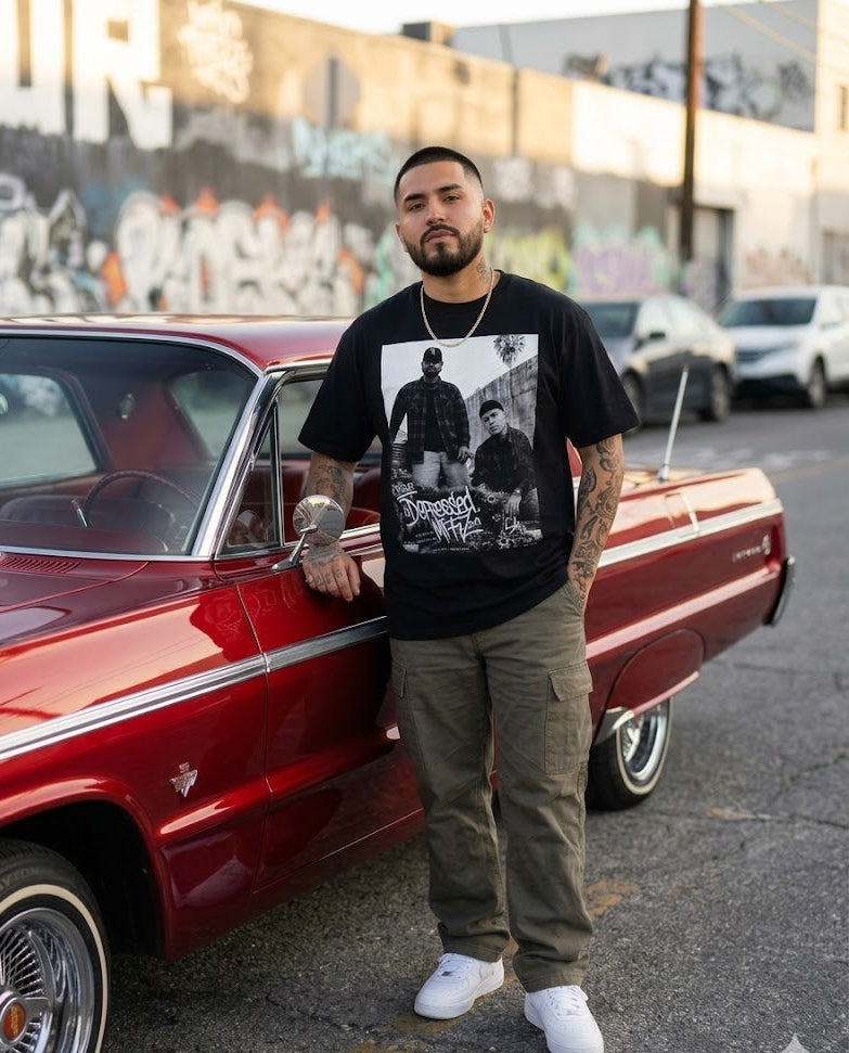 Junior H Cholo T-Shirt — Mexican Artists Junior H & Gael Valenzuela Tribute