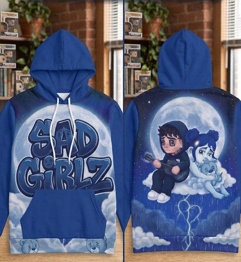 Sad Girlz Moon Hoodie