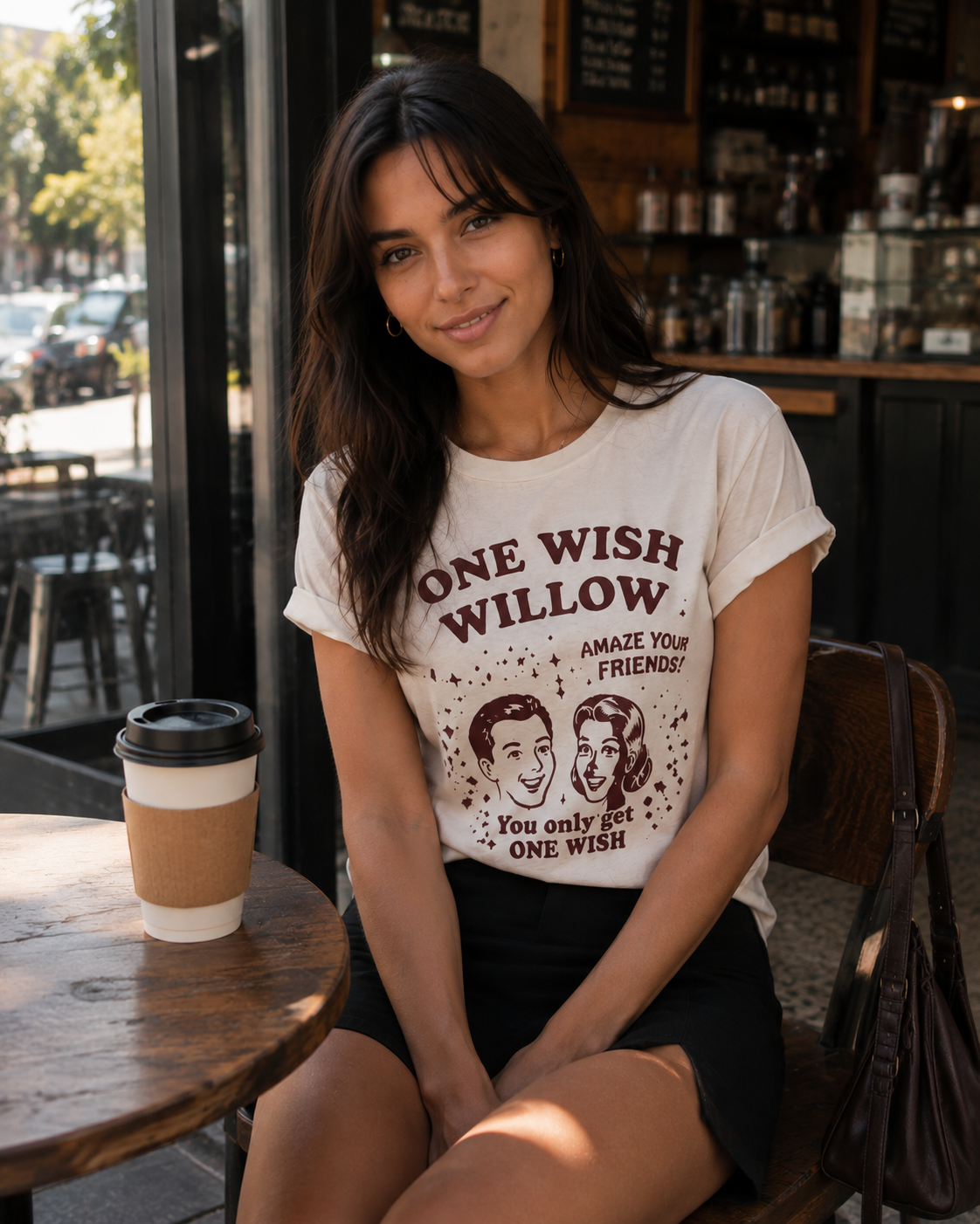 One Wish Willow T-Shirt - Retro Vintage Tee