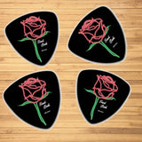 "Sad Cuh" Rose Guitar Picks (4.pc)